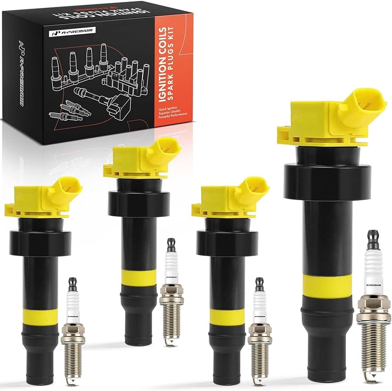 Kit de bobina de ignição e velas de ignição de irídio A-Premium para Hyundai e Kia