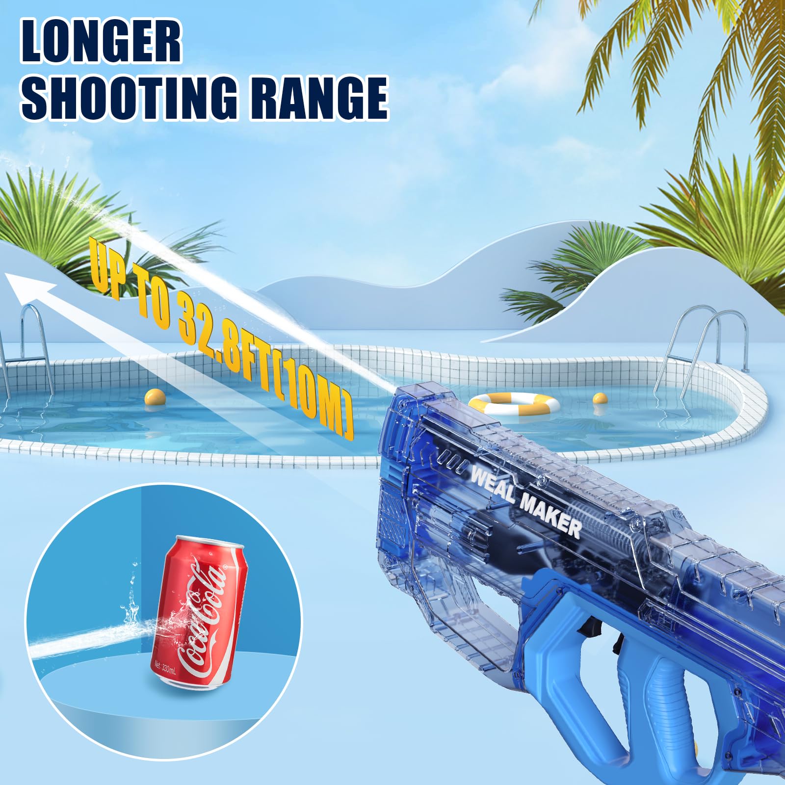 Pistola De Agua Eléctrica Pistola De Agua Potente Elu00e9ctrica