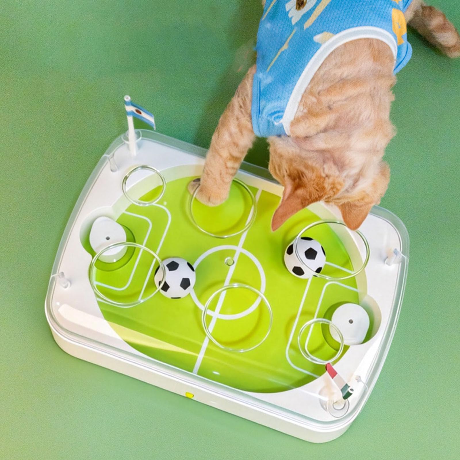 Juguete de entretenimiento automático para gatos con diseño de carga USB y para compromiso activo de mascotas, juguete eléctrico de entretenimiento para gatos