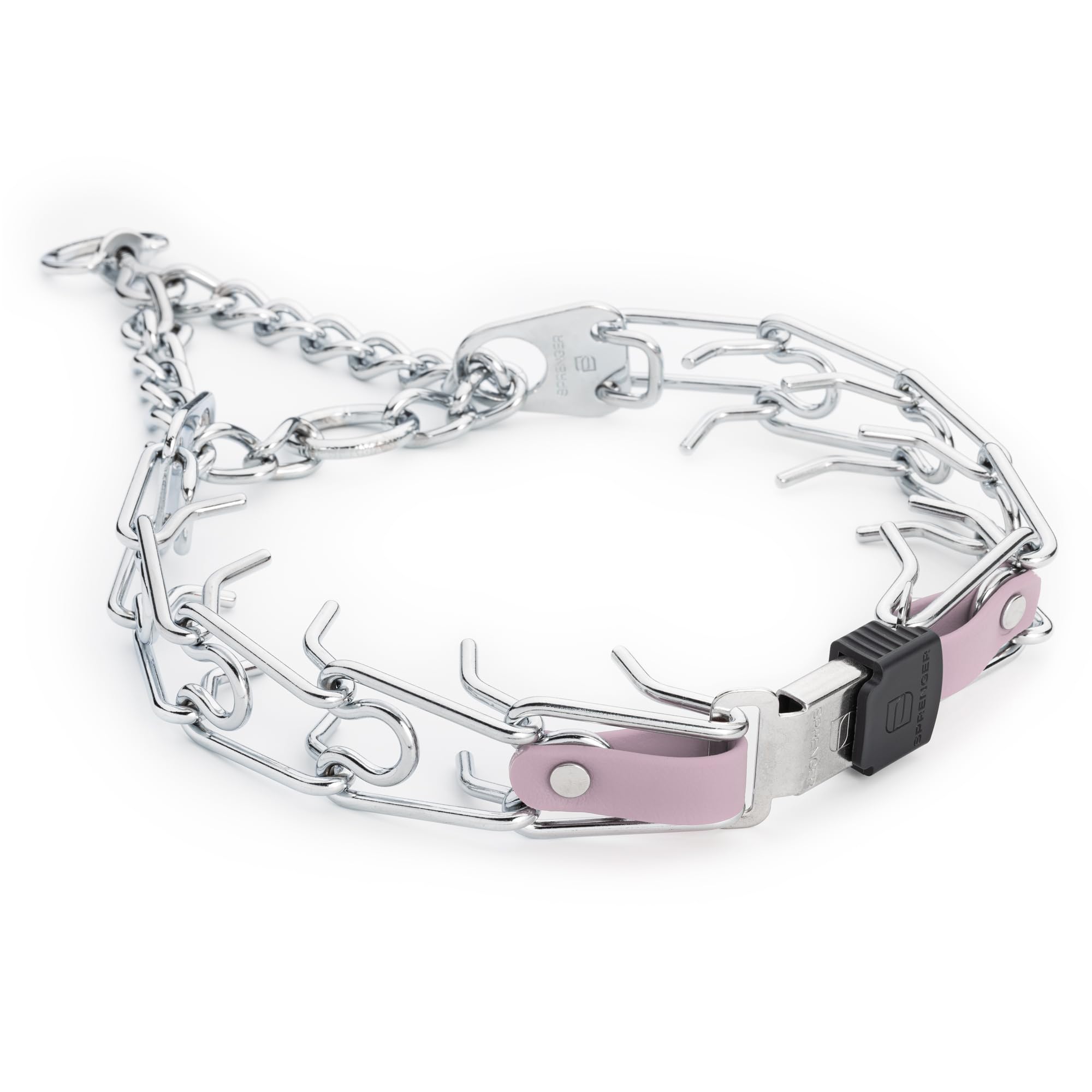 Collier de dressage pour chien Herm Sprenger boucle ClicLock et insert biothane violet