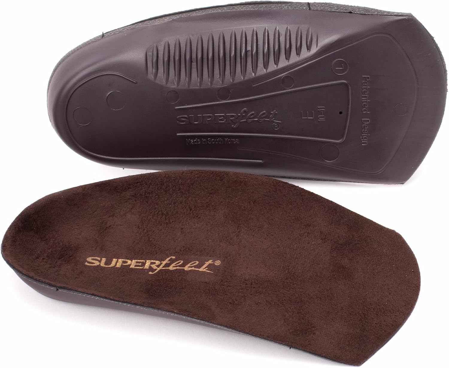 Superfeet Casual Men's Easyfit Insoles for Everyday Wear & All-Day Workers with Anti-Fatigue Arch Support - Size 9.5-11 Men