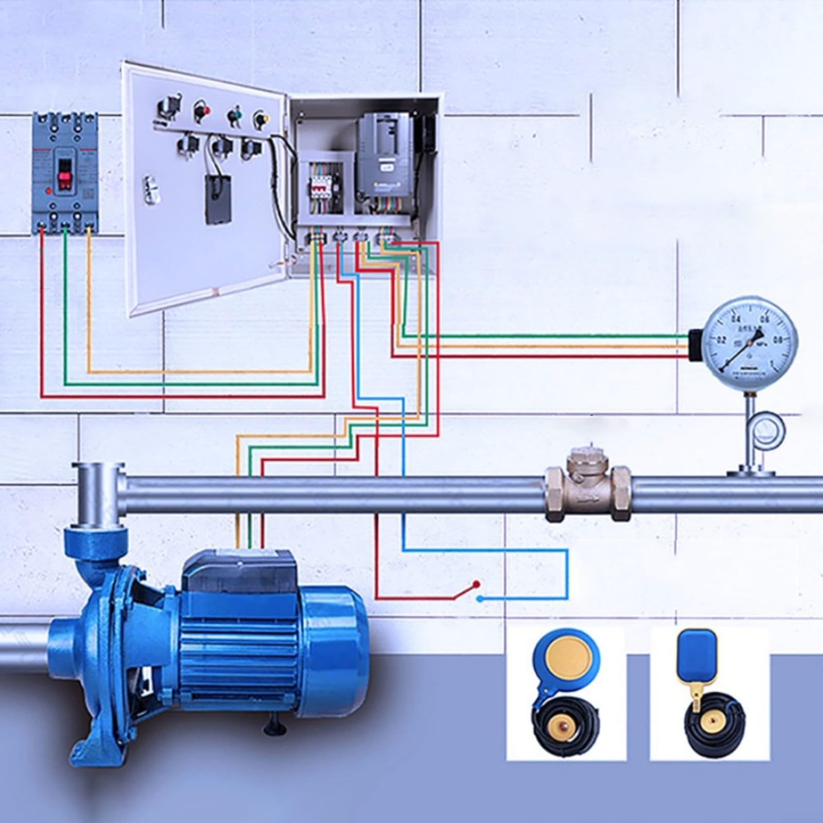 Inversor de frecuencia variable de 2,2 kW, 380 V, trifásico, con regulador PLC PID integrado, estabilizador de voltaje AVR, para bombas, ventiladores, máquinas CNC, cintas transportadoras, modelo de