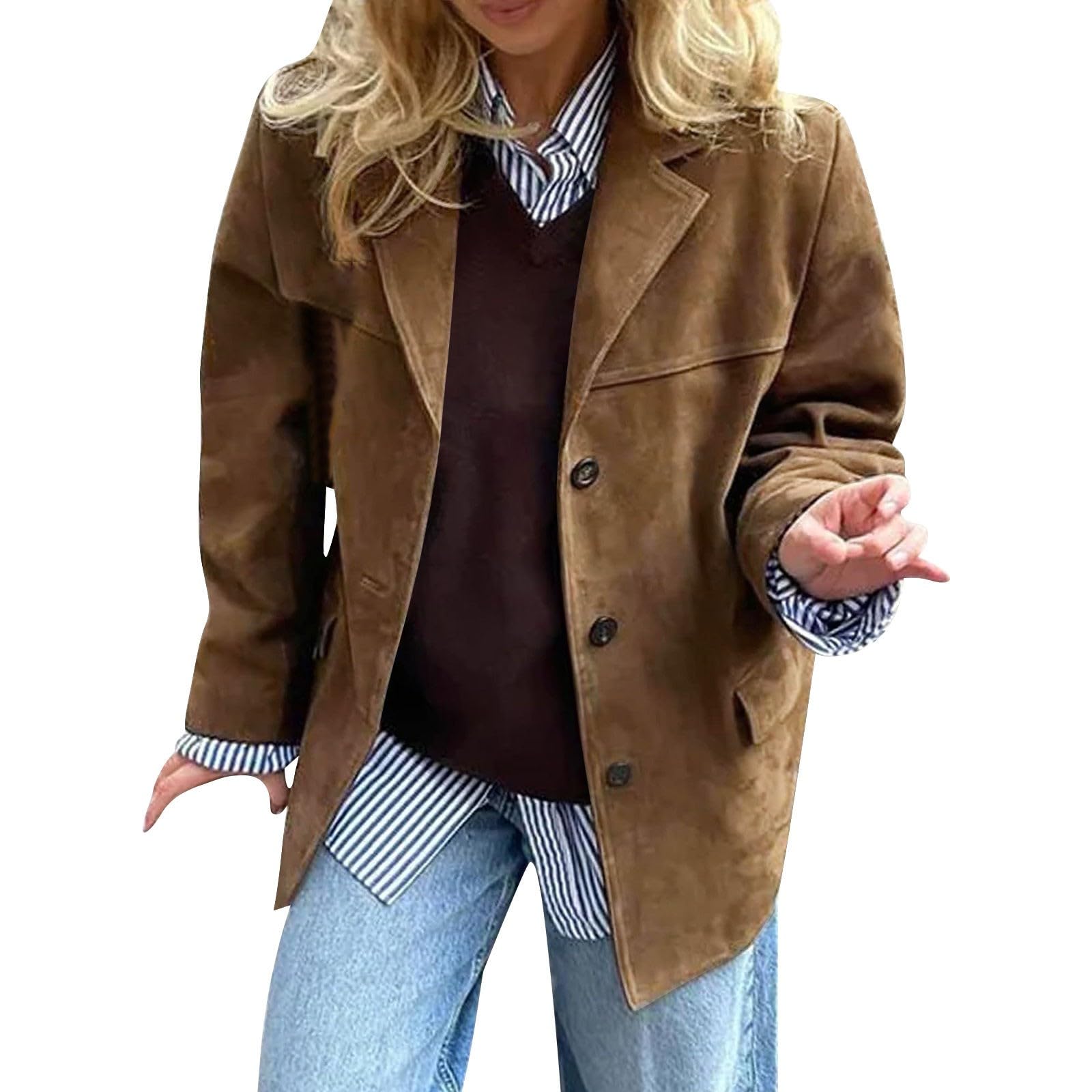 Suède blazer Azellia | camel | Stella Forest | Little Soho