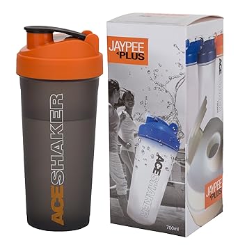 Jaypee Plus Ace Shaker with blending ball, 700 ML, Grey Orange