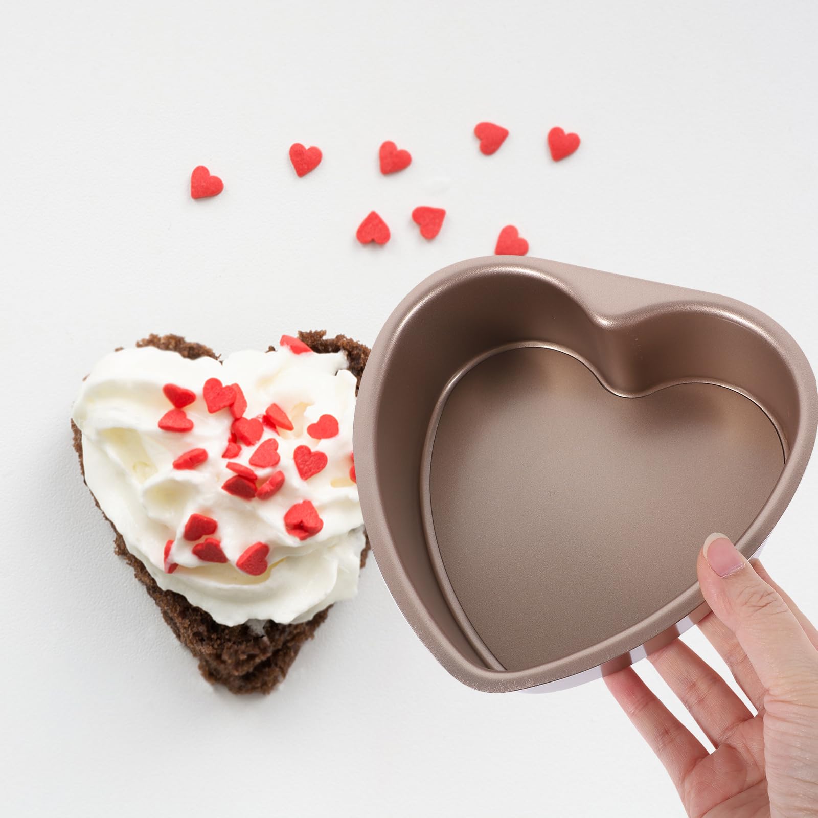 Inch Heart Cake Pan Pieces Heart Diamond Shaped Cake Molds,