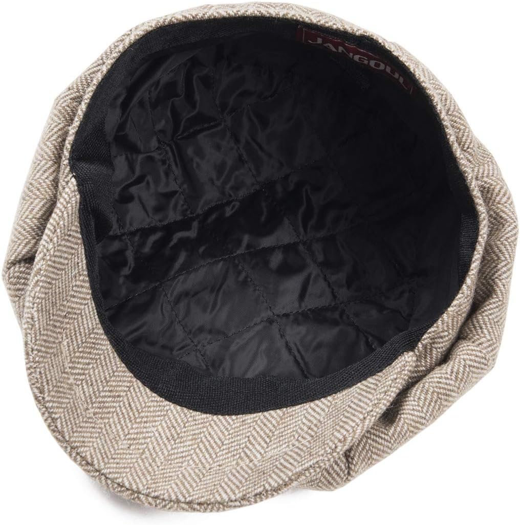 Boys Vintage Newsboy Cap Tweed Flat Beret Cabbie Hat for Kids Toddler Pageboy - Image 6