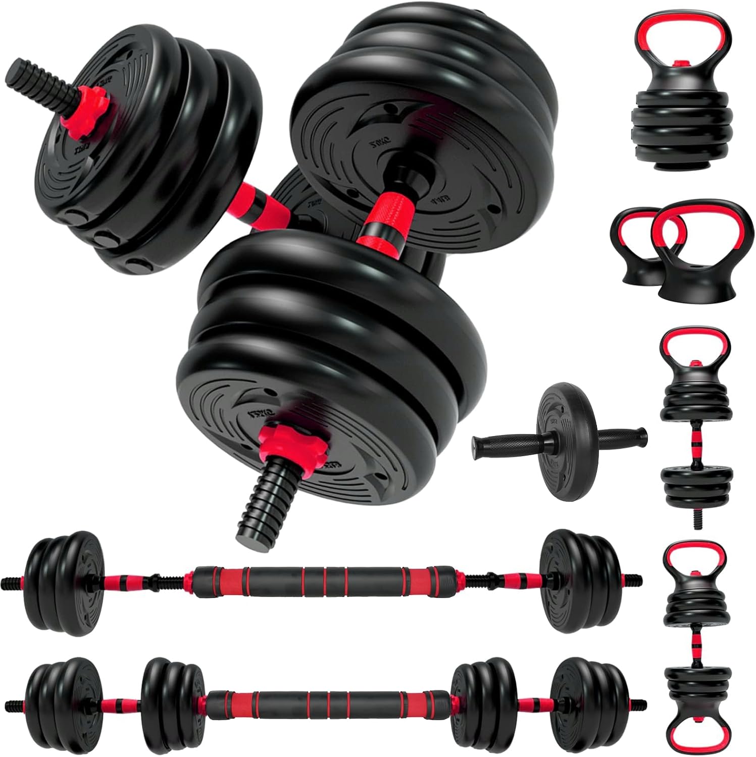(8 in 120kg) Li Fitness Adjustable Dumbbells Weights Set, Weight Set