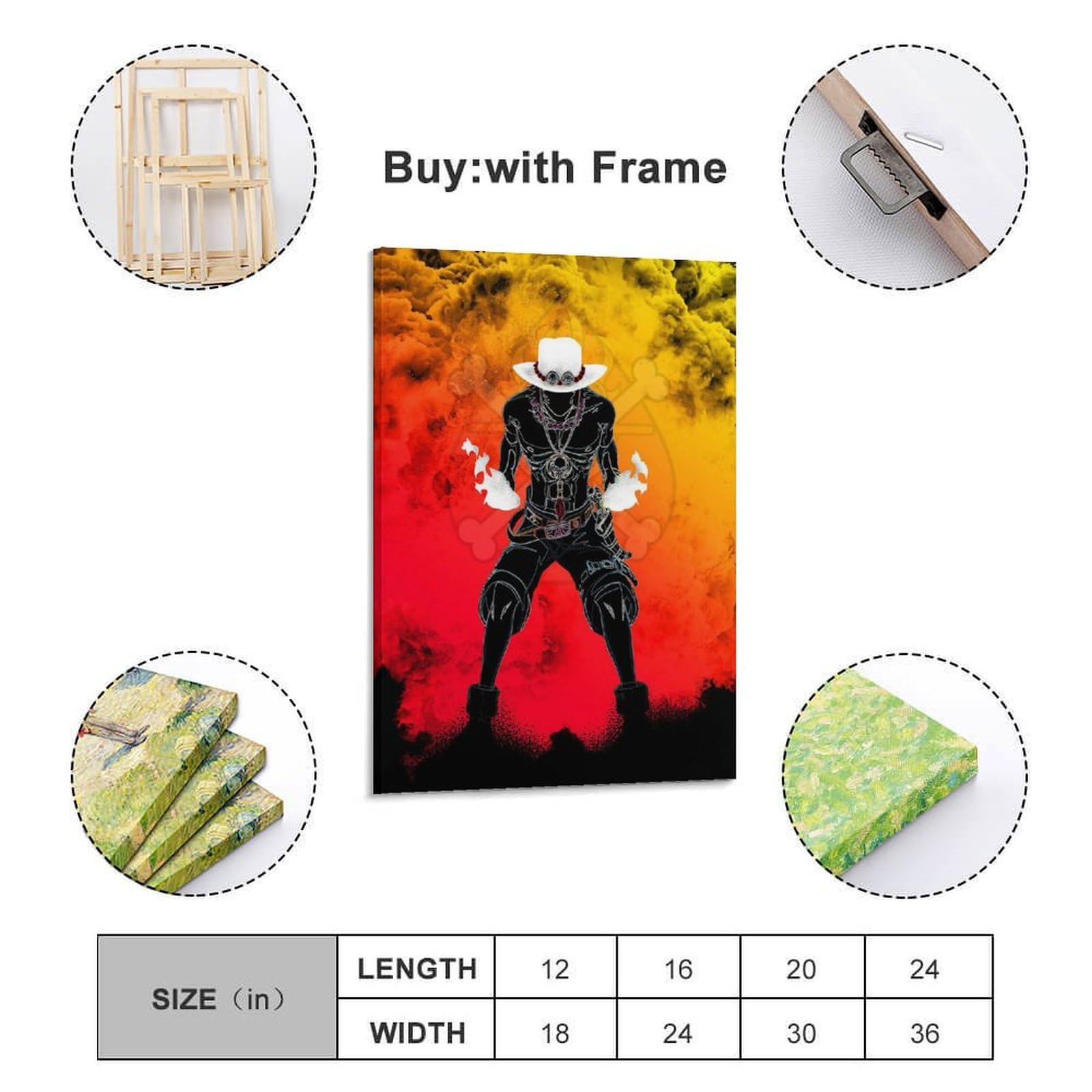 Amazon.co.jp: ワンピース エース キャラクター HD ポスター 1 ホーム