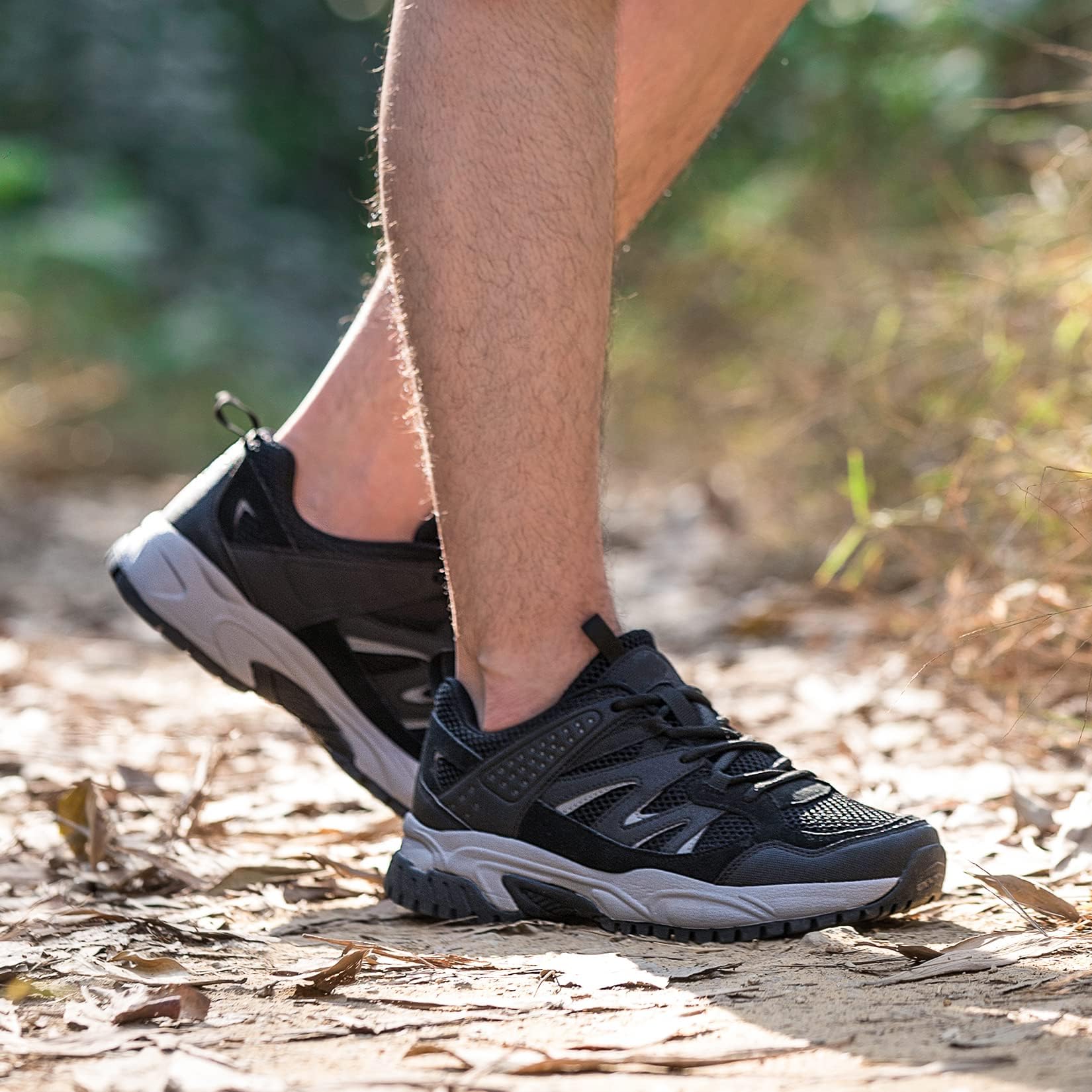 OutPro Wanderschuhe Herren Outdoor rutschfest Atmungsaktiv Trekkingschuhe Leicht Komfortabel Männer Hikingschuhe EU42