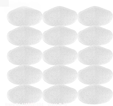Accessories Washable Mop Cloth. Compatible For Polti Kit. Compatible For Vaporetto PAEU0332. Steam Vacuum Cleaner Microfibre Mop Cloth Parts Replacement Color 15 pcs