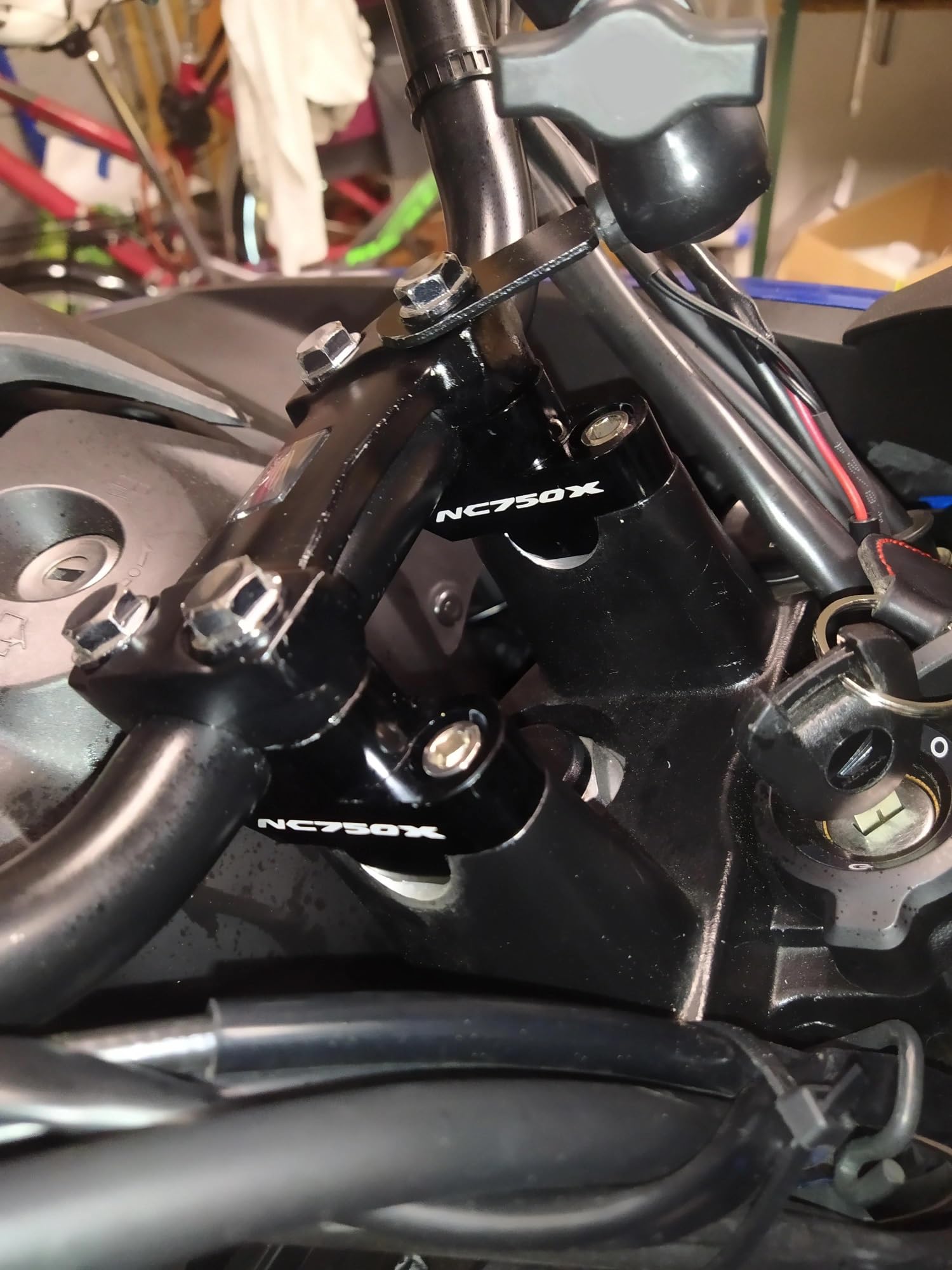 Per NC 750X NC750 X NC750X 2016 2017 2018 2019 2020 2021 2022 2023 2024 Riser Per Motocicletta Morsetto Per Manubrio Per