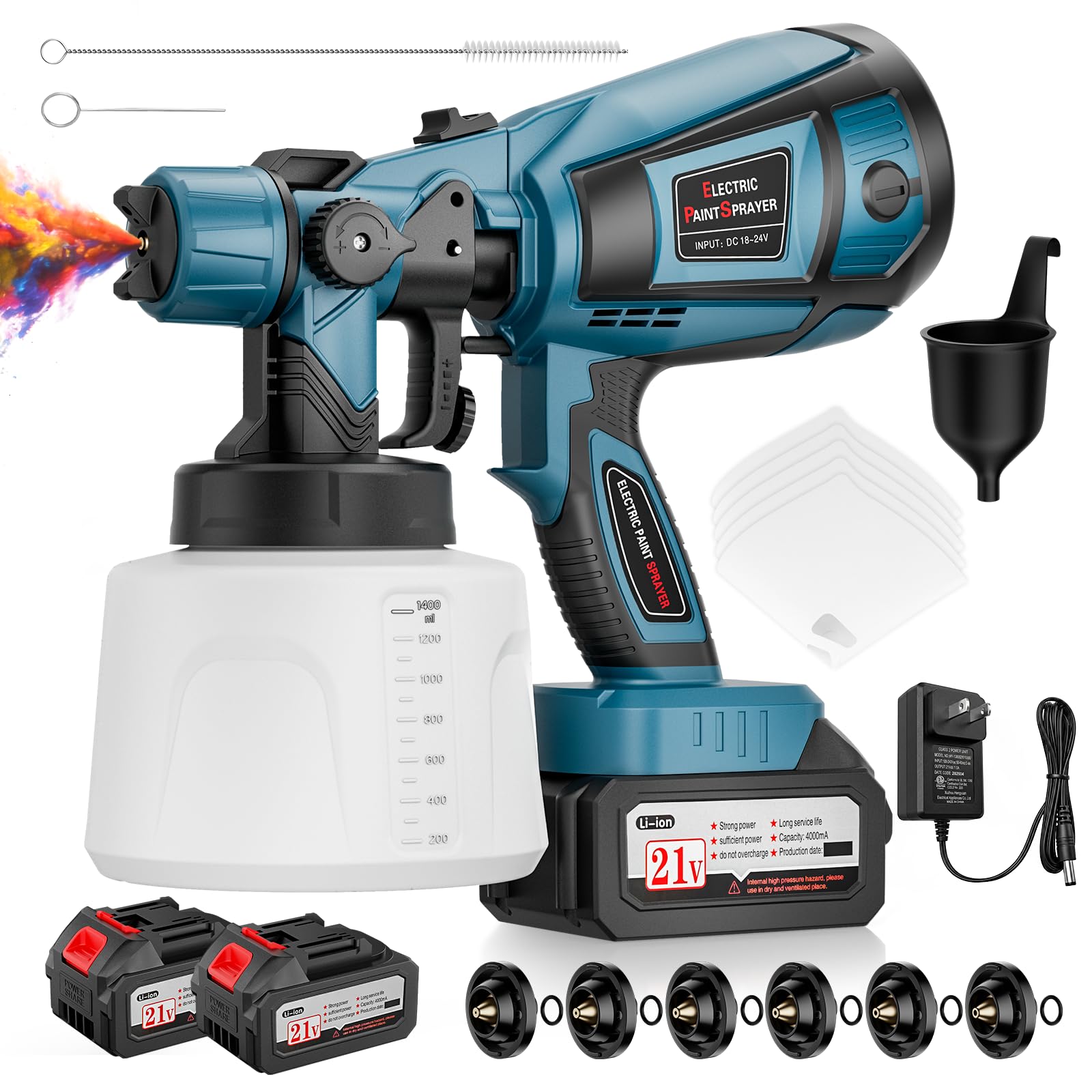Photo 1 of LUXARIAEL Cordless Paint Sprayer, 650W