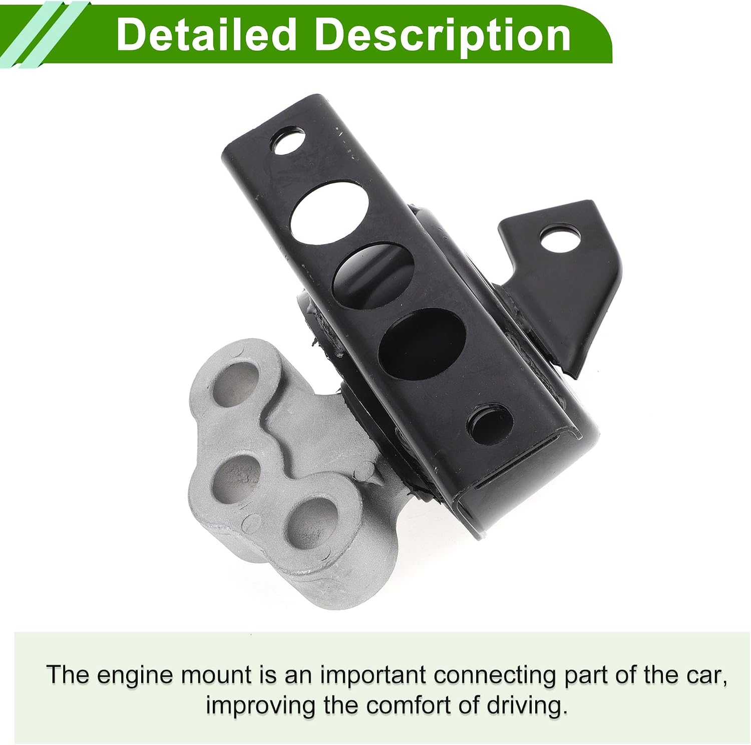 No.9064343 Engine Motor Mount for Chevrolet Sail3 (SH2) 2015-2018 1.3L MT Durable Black Left Transmission Mount 1 Pc