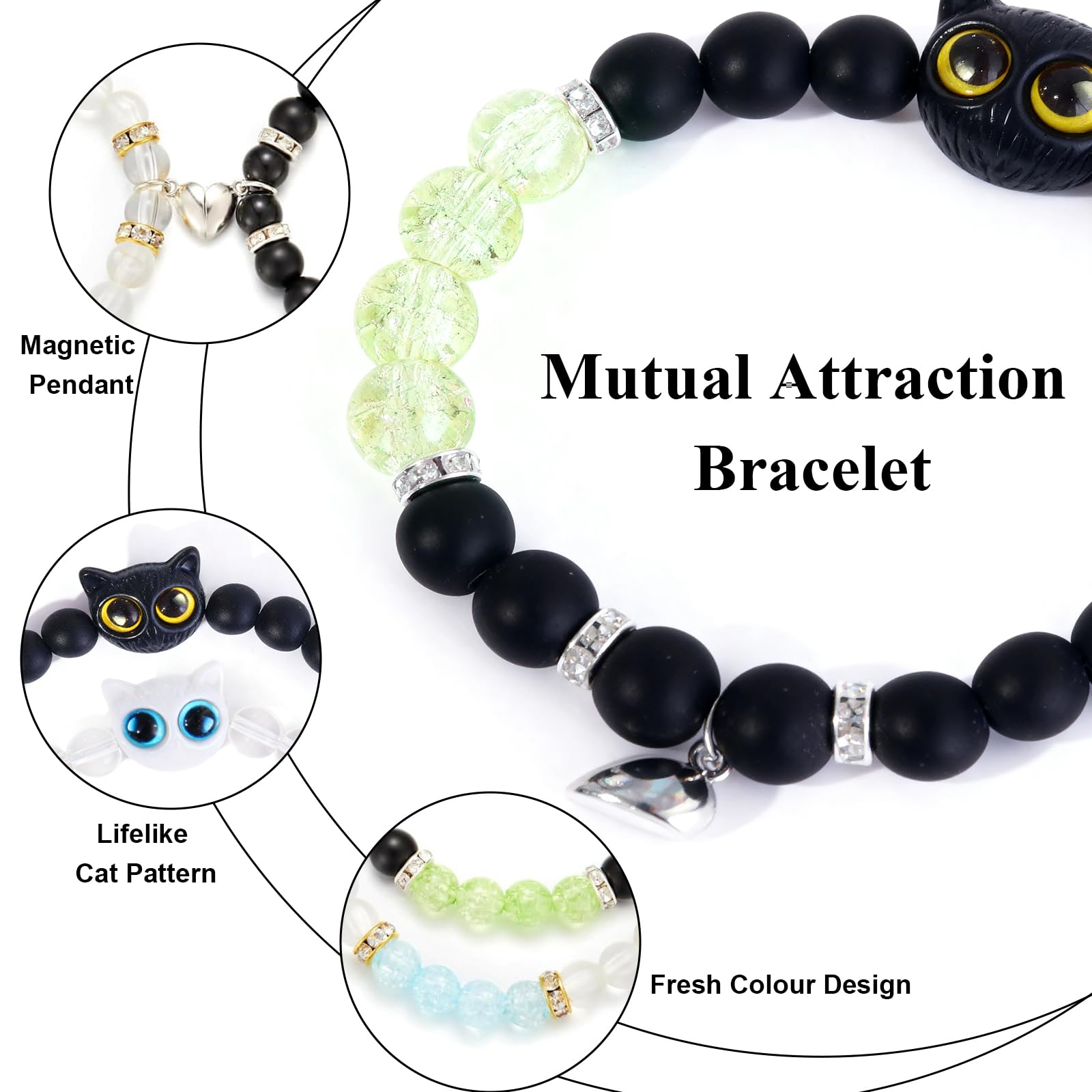 Mprocen Viking Themed Dragon Friendship Bracelet Set Adjustable Norse Beaded Jewelry for Kids Teens Fantasy Movie Inspired Gift Matching Beaded Wristbands for Best Friends - Image 3