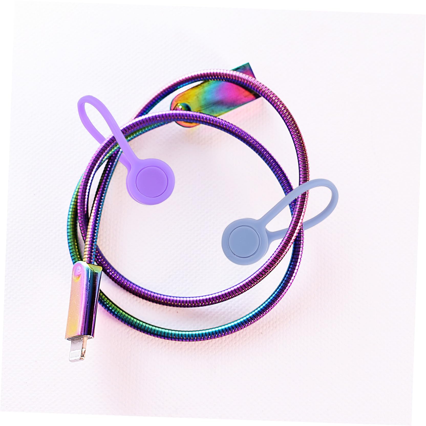 UKCOCO 48stücke Magnetische Kabel Clips Bunte Kabelorganizer Für Kopfhörer Usb-ladekabel Mehr Praktische Halterung Mit Magnetfunktion Für Zuhause Büro Schule