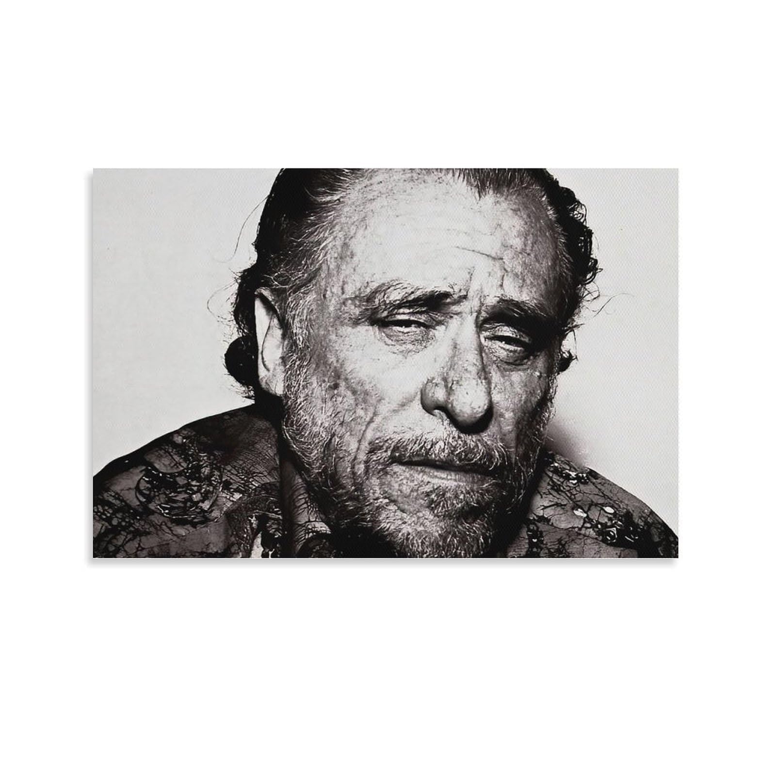 BAILAI Charles Bukowski Famous Poet Poster (7) Wall Art Picture Painting Poster Canvas Print Posters Artworks Bedroom Living Room Decor 12x18inch(30x45cm), Unframe-style