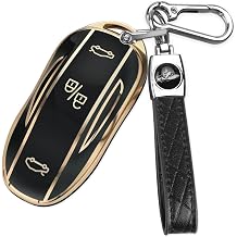 QBUC for Tesla Key Fob Cover Compatible with Tesla Model S ,Model 3 / Y,Model X