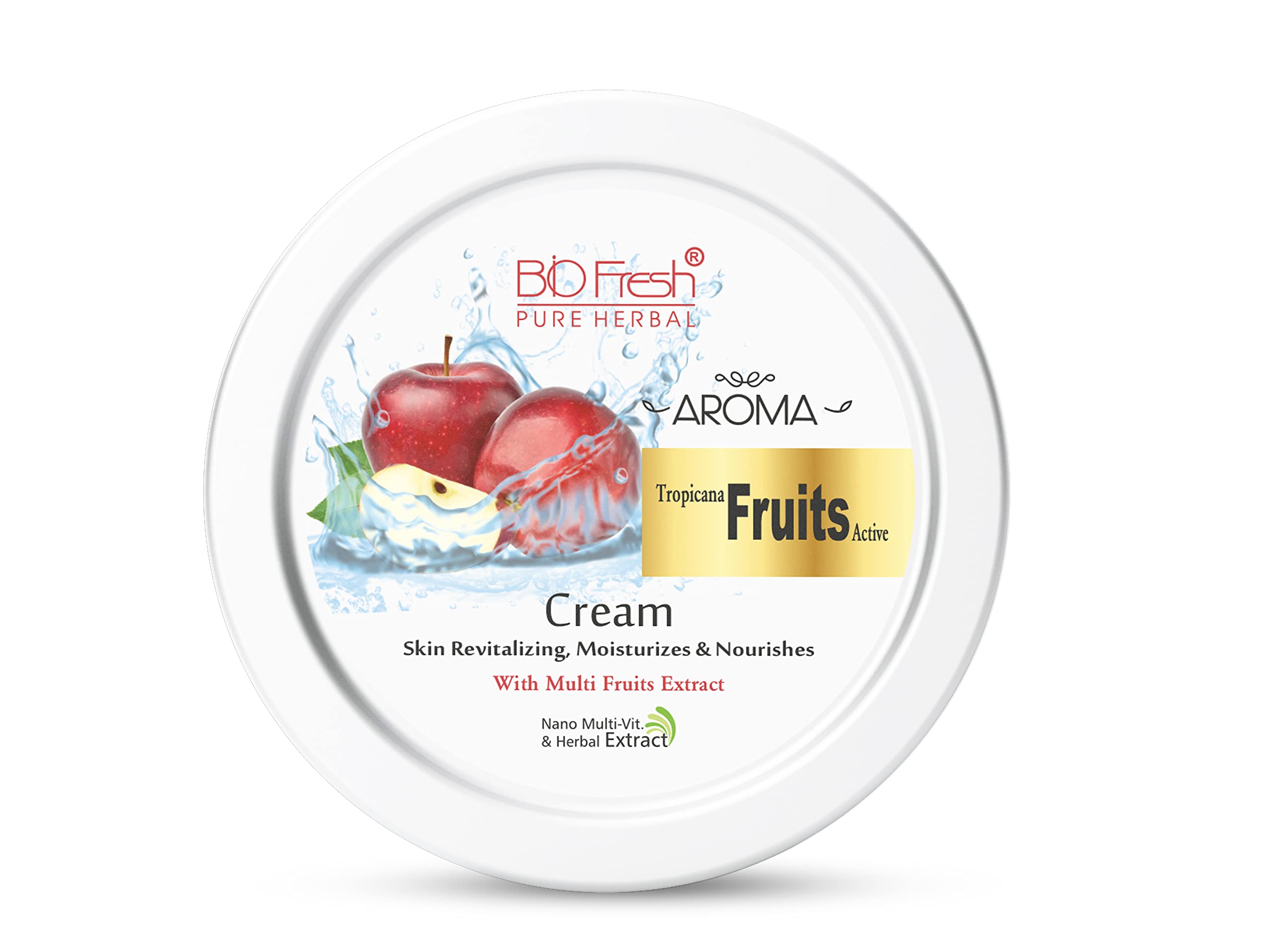 B I O F R E S H HERBALS Body Cream - Tropicana Fruits Deep Intense Moisturizing Cream Non-Greasy with 24-Hour Hydrating for Soft Dry Skin (800ml, Pack of 1)
