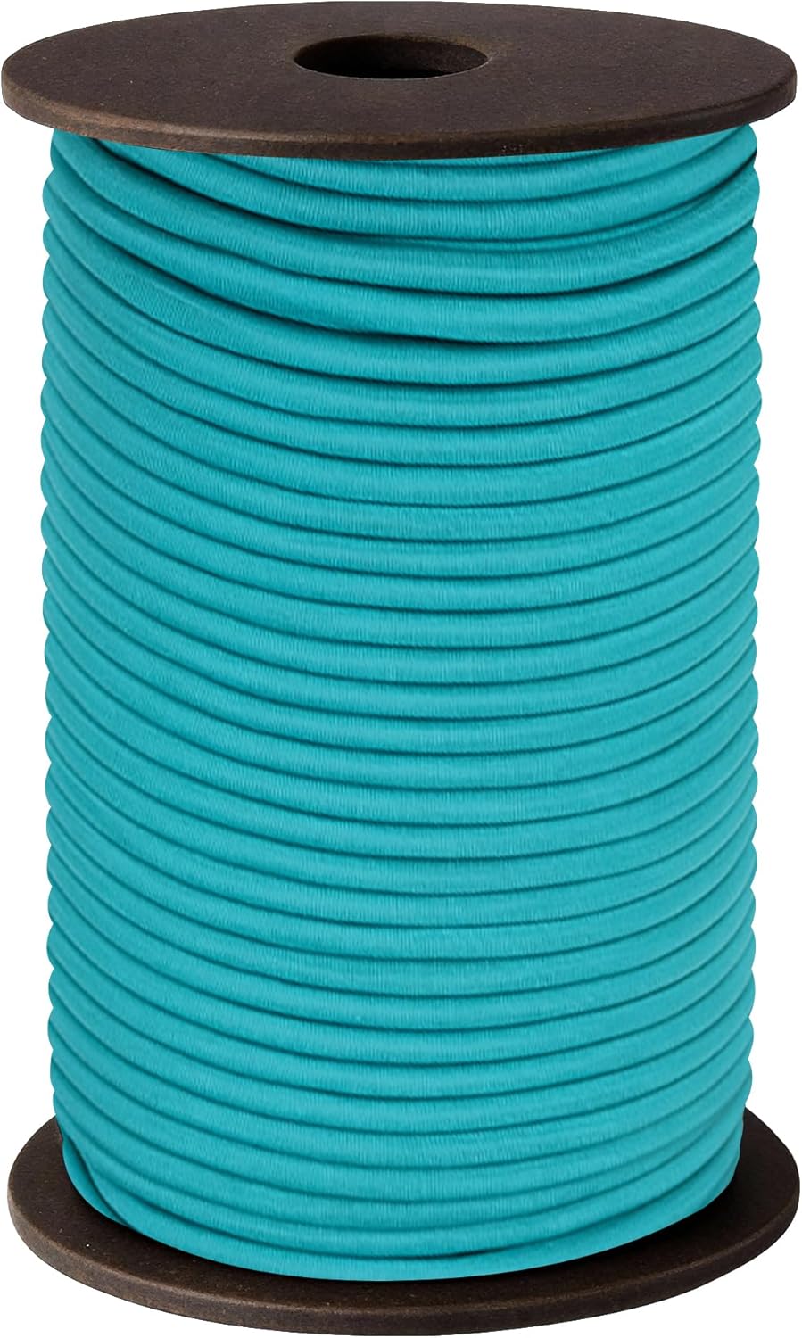 Trimming Shop 4mm Wide Bungee Rope Shock Cord, Stretchy Strap, Round Elastic String for Sewing, Kayaks, DIY Craft Projects, Backpack, Tent Poles (Green, 100 Metres)