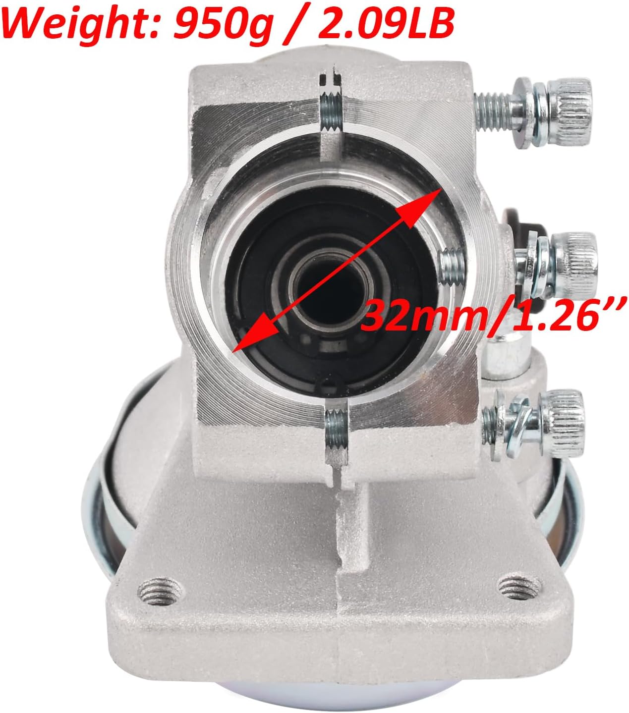 Gear Case Assembly 61112072R 61112072BR for Oleo Mac 753, 746 T, 750 T, 753 T, 755 T Master, Emark EM753 (32mm 10Teeth)