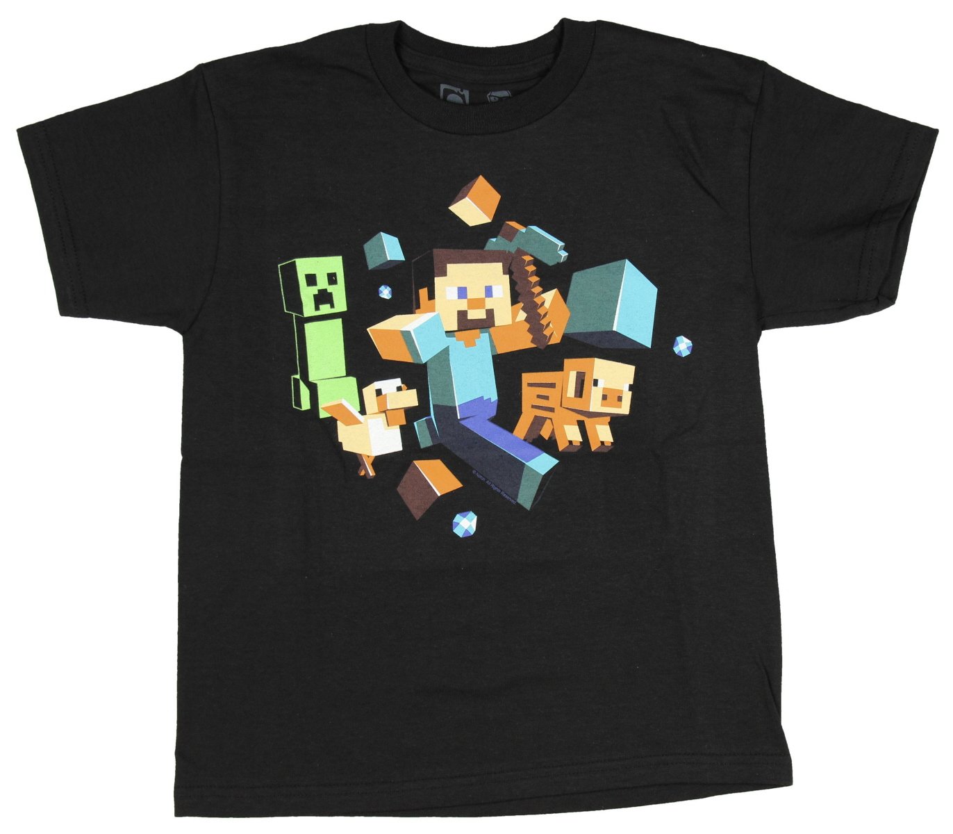 Minecraft - Run Away Youth T-Shirt