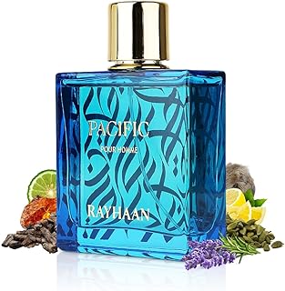 RAYHAAN Pacific for Men Eau de Parfum Spray, 3.4 Ounce