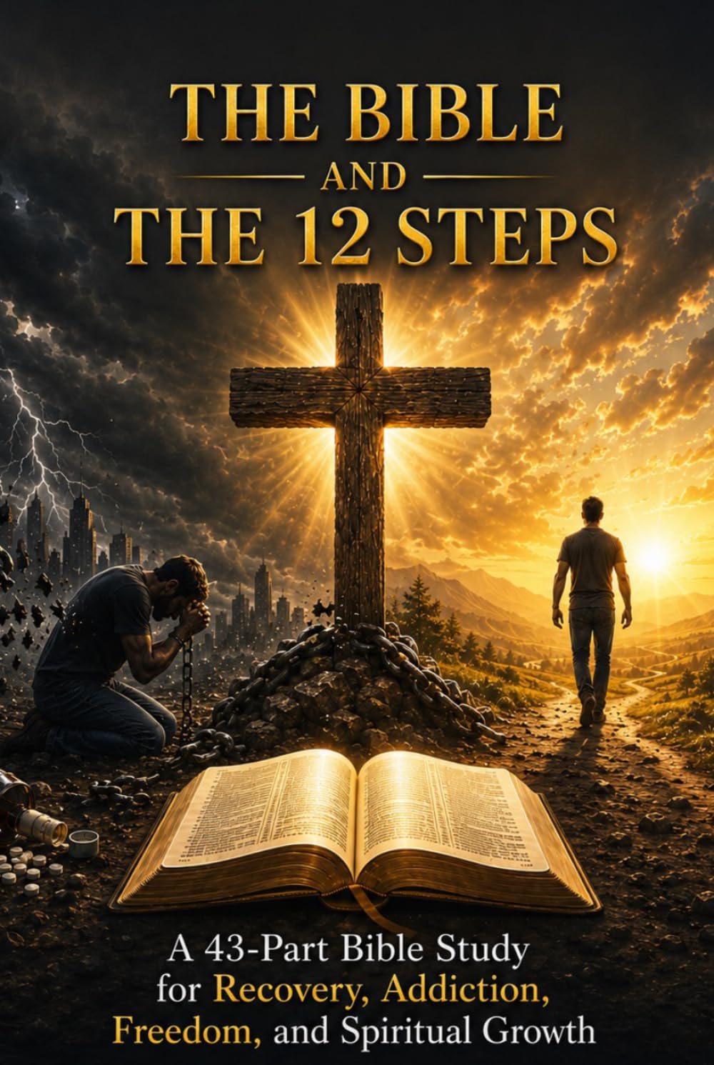 THE BIBLE AND THE 12 STEPS A 43-Part Bible Study for Recovery, Addiction, Freedom, AA , and Spiritual Growth (Bible Studies and Spiritual Growth with ... / Old Testament / God and Jesus Christ)