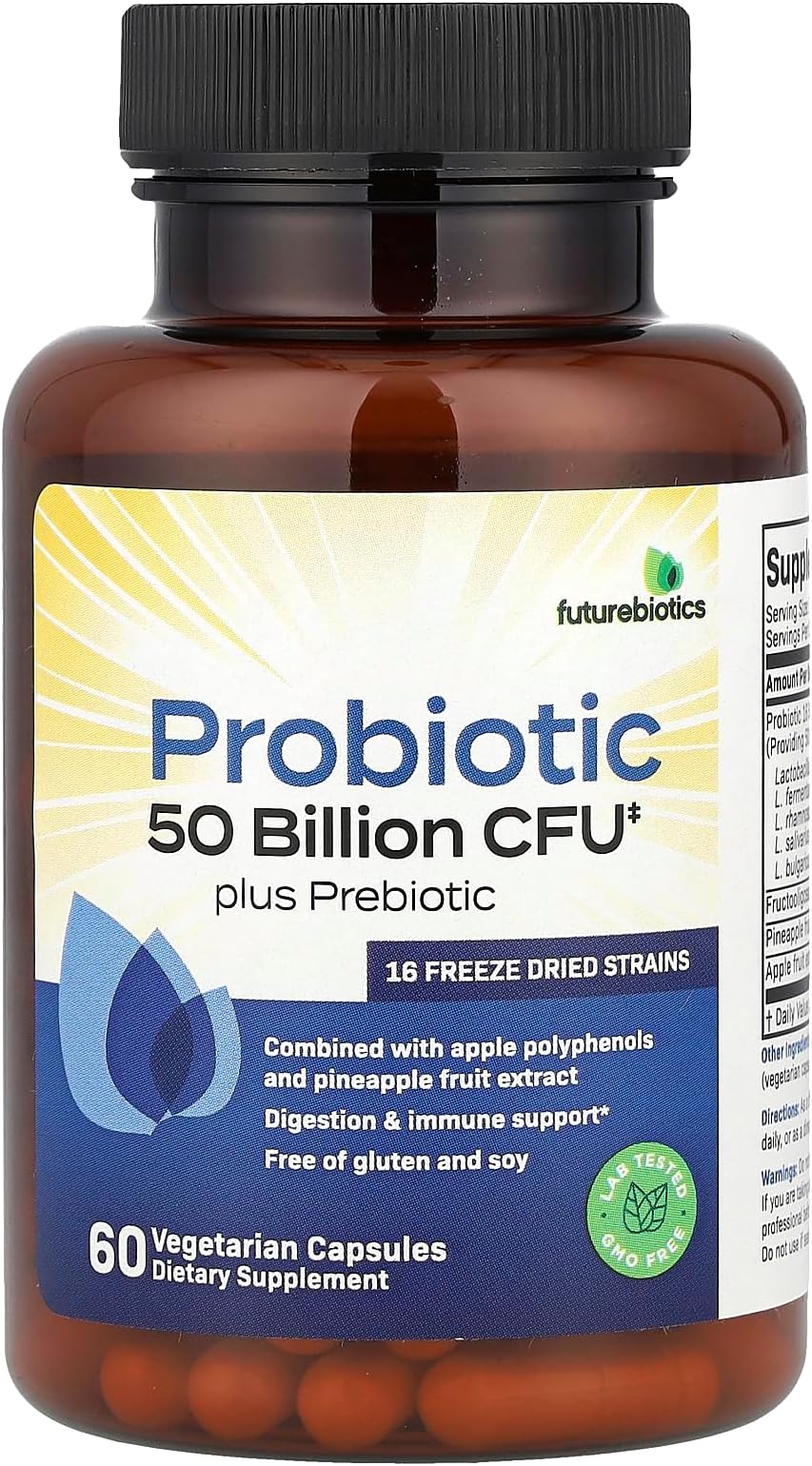 Probiotic Plus Prebiotic, 60 Vegetarian Capsules