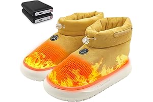 Heated Electric Warming Booties for Toasty Feet on Cold Days