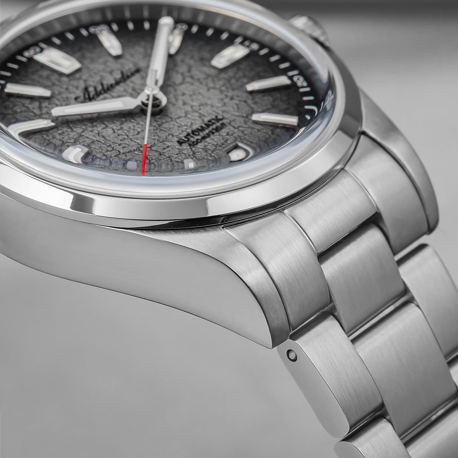 ADDIESDIVE Orologio da uomo automatico di lusso con quadrante a crepa sfumato NH35A orologio meccanico per uomo donna luminoso 100 m impermeabile moda elegante orologi eleganti