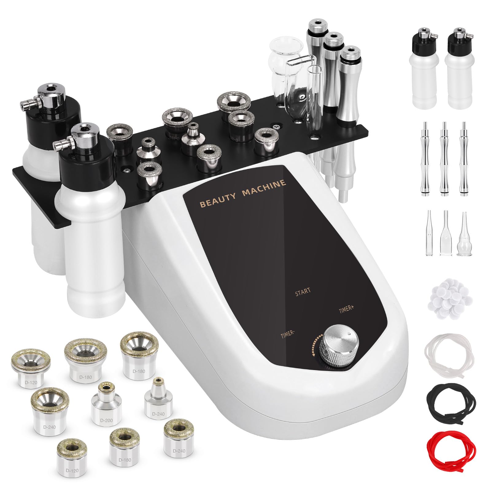 Diamond Microdermabrasion Machine, Titoe Facial Skin Care Salon Equipment w/Vacuum & Spray (Strong Suction Power: 65-68cmhg)