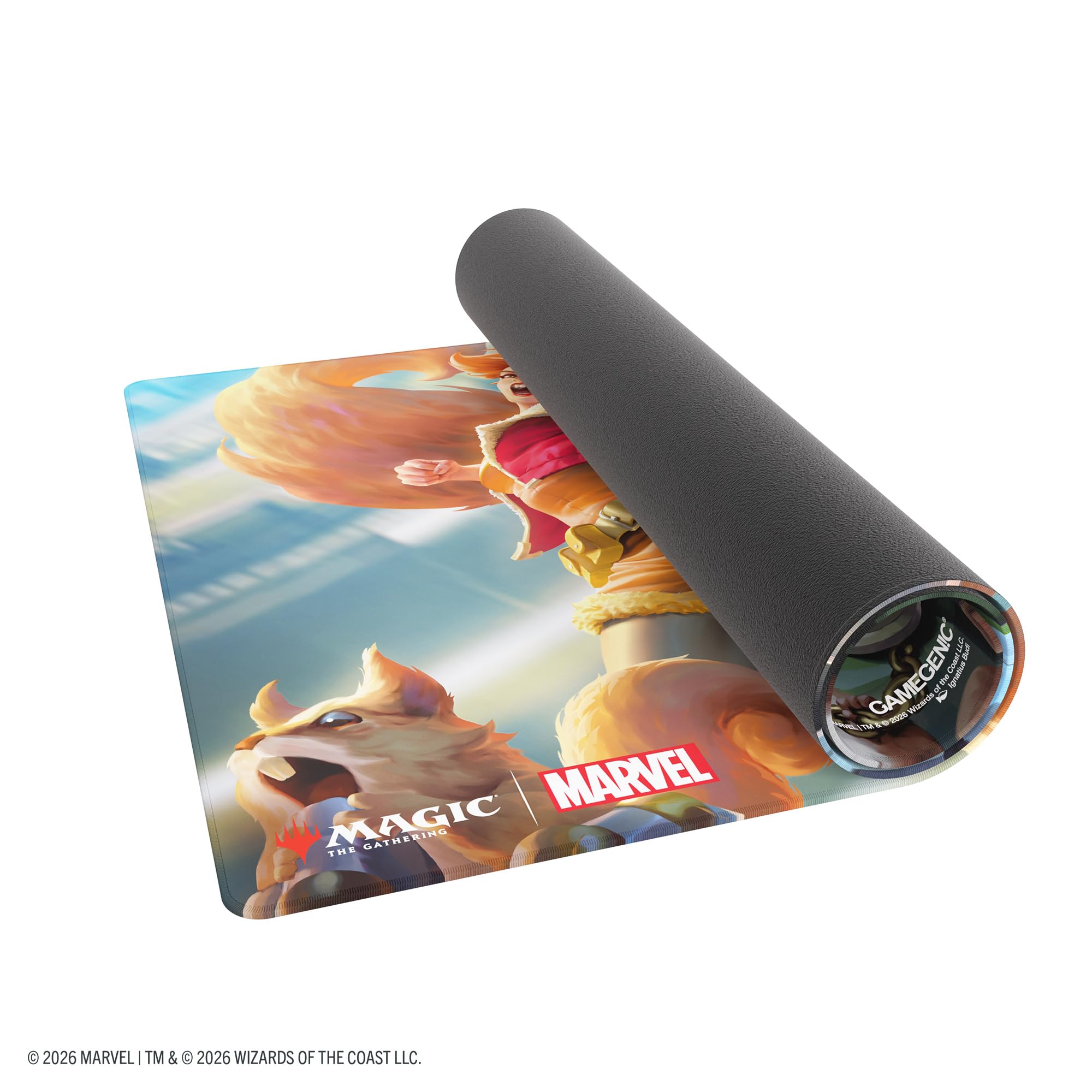 Gamegenic Magic: The Gathering | Marvel Super Heroes Prime Playmat - Go Nuts!, Tapete de Juego Premium 61x35 cm, Bordes Cosidos, Antideslizante, Caucho Natural