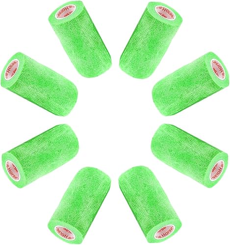 Miniatura 350 de Cinta adhesiva de 3 pulgadas para veterinarios (varios colores) (paquete de 24) rollo de agarre de vendaje flexible de adherencia autoadhesiva