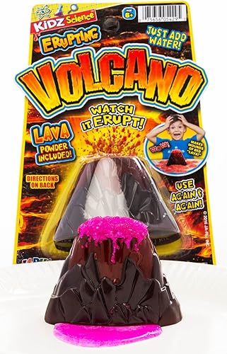Miniatura 4 de 2Chill Pequeño juguete de volcán eruptivo (paquete de 6) Kit de ciencia de volcán para niños, juguete educativo STEM, juego de experimentos
