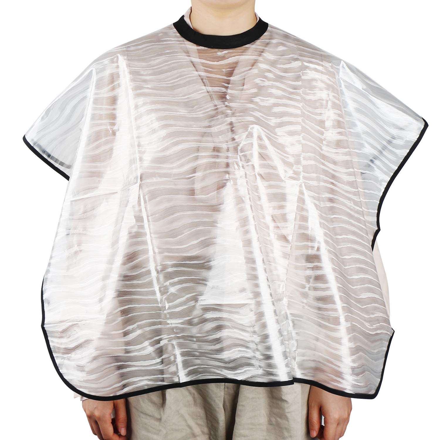Segbeauty Salon Hair Color Capes, PVC Waterproof Haircut Cape Short Shampoo Cape Bib, Reusable Salon Smock for Hairdresser Barber Hair Cutting Coloring