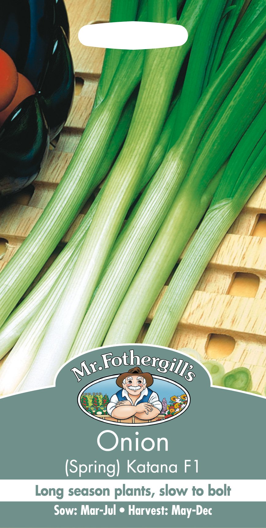 Mr Fothergill's - Pictorial Packet - Vegetable - Spring Onion Katana F1 - 250 Seeds