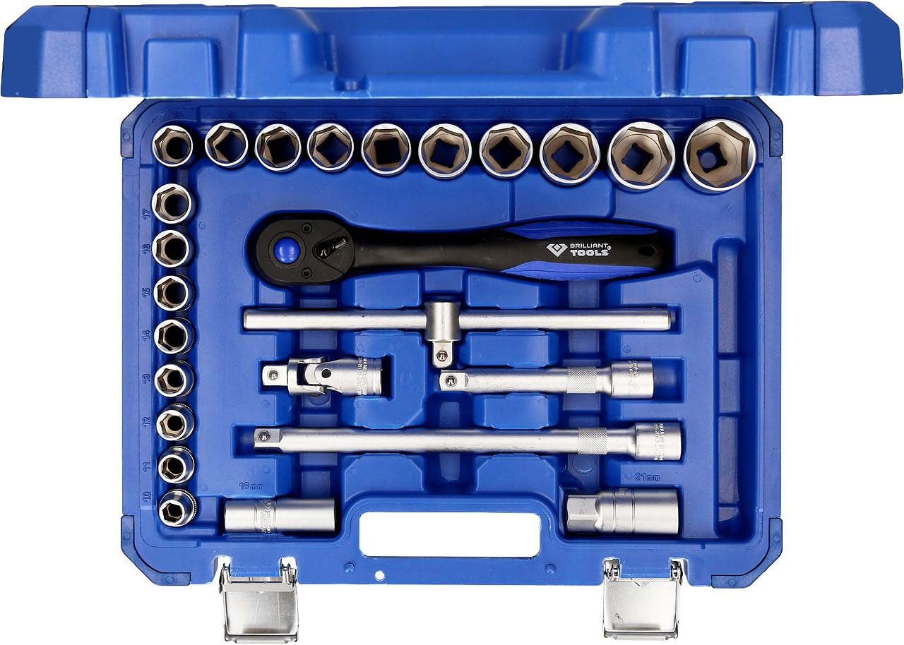 BRILLIANT TOOLS BT022025 Coffret de douilles [Powered by KS TOOLS]