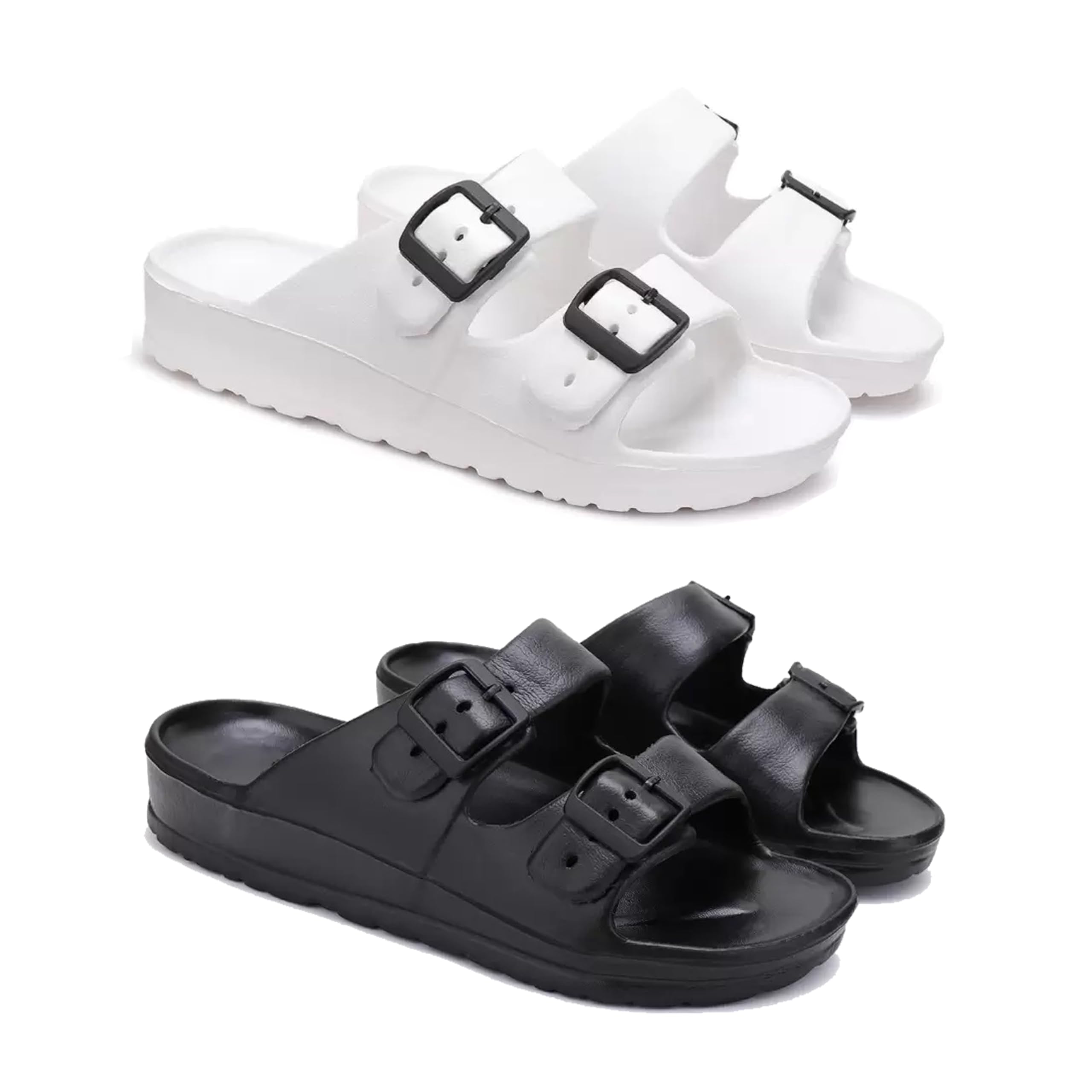 WINGSCRAFT Men's Rover Lightweight Comfortable| Slides|Clogs| Sandals with Adjustable Back Strap for Men Combo-Combo(AB)-3113-3115-10 -P-image-12