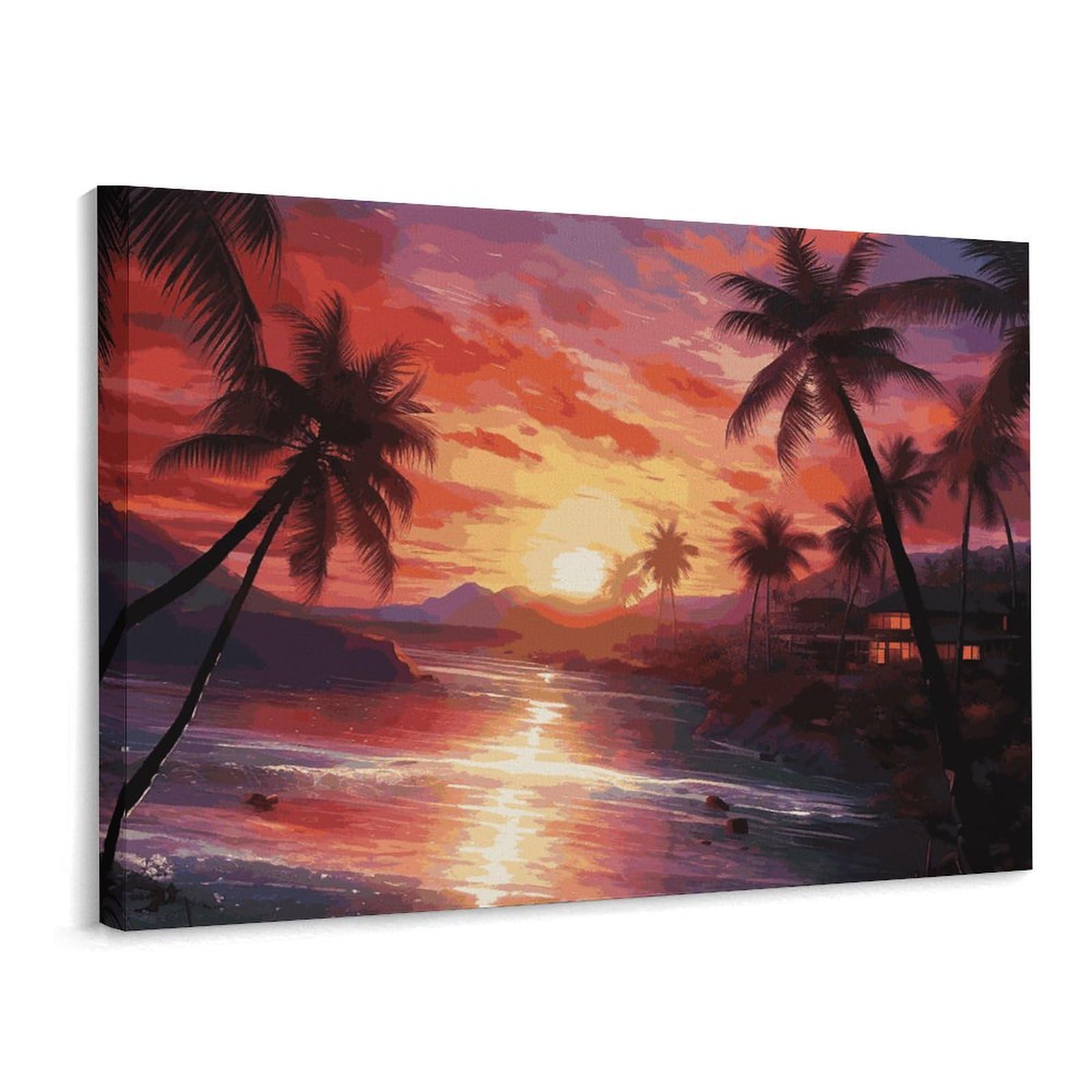 Toile murale anti-ternissement 40 x 30 cm pour mur vide et triste