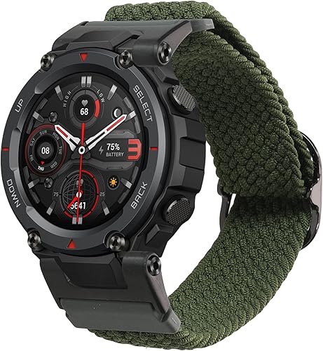 kwmobile Correa de nailon compatible con Huami Amazfit T-RexT-Rex Pro - Correa de repuesto para rastreador de fitness