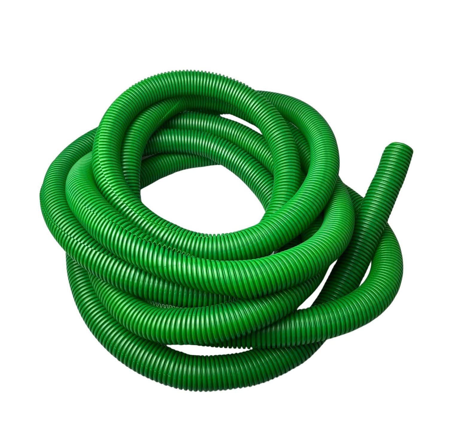 PE Green Corrugated Conduit Flexi Pipe Tube Split 23mm - 10m