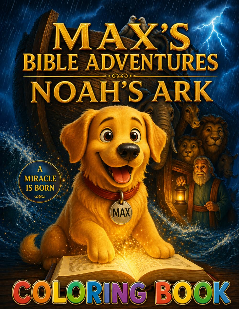 MAX'S BIBLE ADVENTURE: COLORING BOOK (MAX'S COLOR BOOKS)