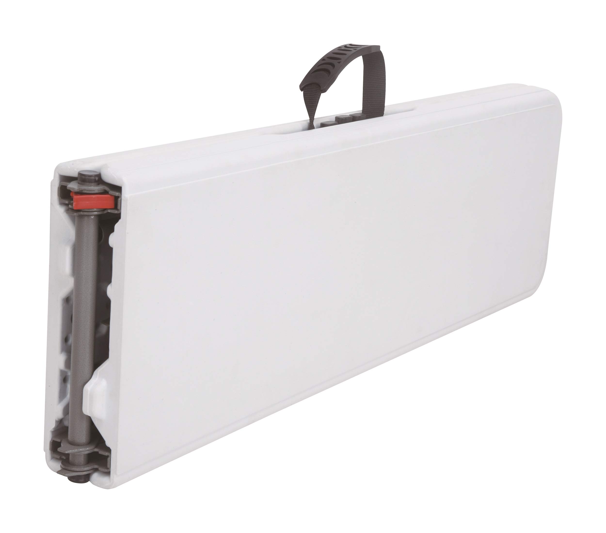 chiner Banco Plegable Multiuso 183 cm, Polipropileno de Alta Densidad y Acero, Patas Plegables, asa integrada, Interior y Exterior
