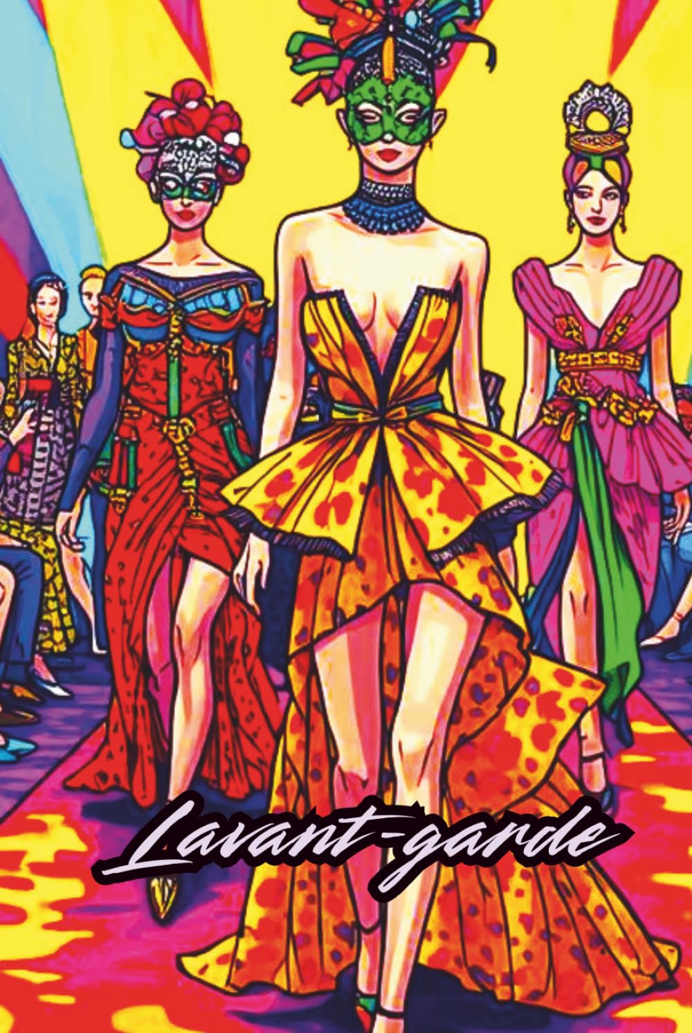 L’avant-garde: Haute Couture Colouring Book