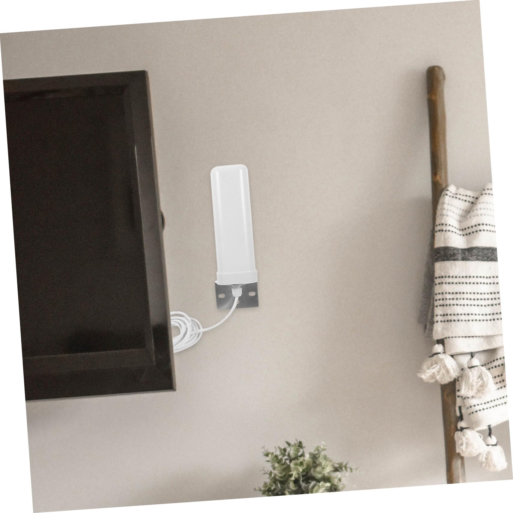NUOBESTY Antenna Omnidirezionale per Esterno e Supporto Full Frequency Montaggio per Router Amplificatore Segnale Stabile e Copertura Estesa