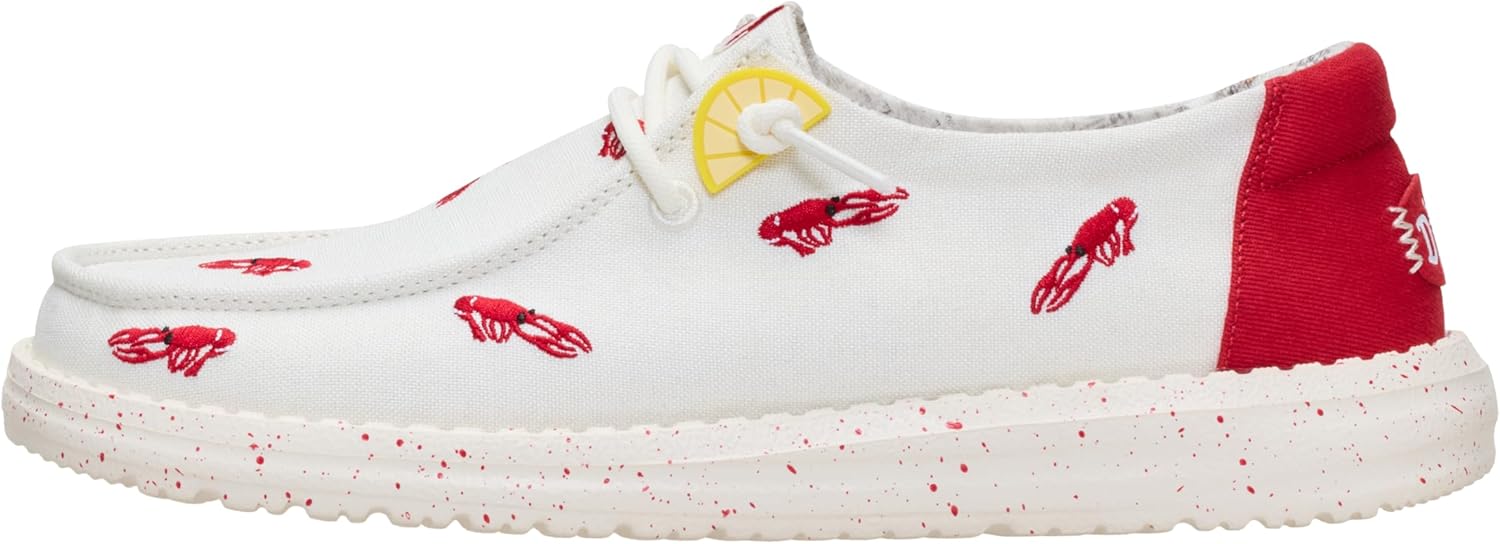 HEYDUDE Womens Wendy Embroidered Crawfish