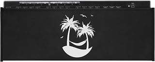 kwmobile Keyboard Cover Compatible with Logitech MK270 Wireless - Dust Cover PC Keyboard Fabric Case - Tropical Island