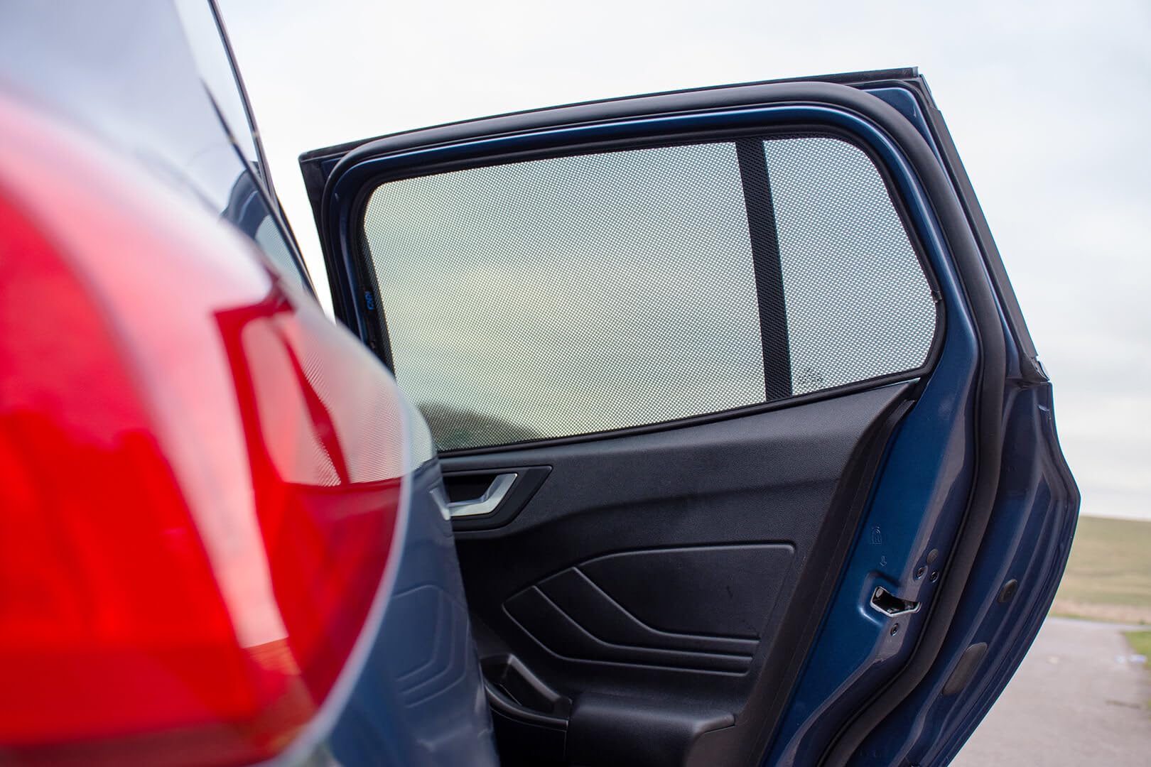 Set de Car Shades compatible avec Ford Focus IV Wagon 2018- (6-pièces), Noir