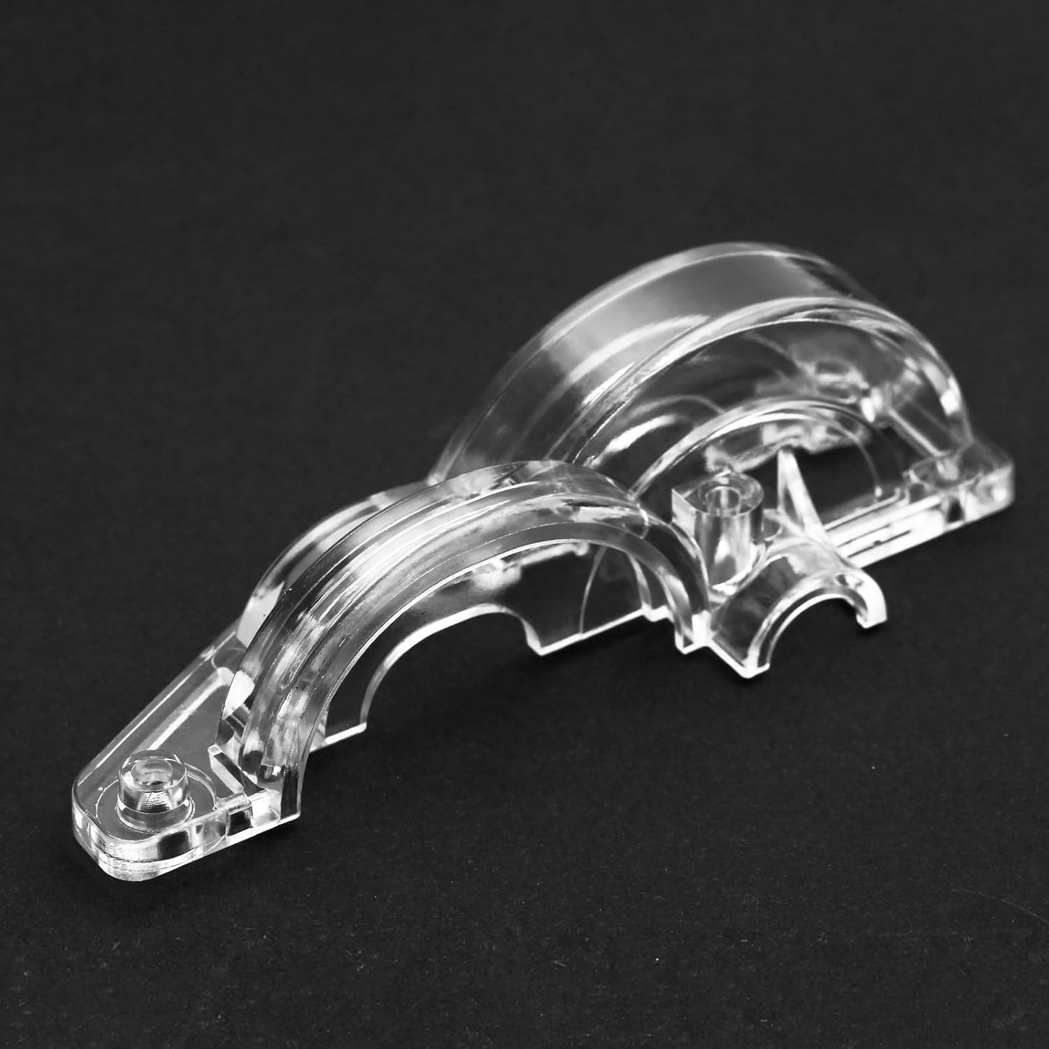 Transparent Spur Gear Covers,Clear Plastic Gearbox,Motor Gear Case,Main Gear Cover for Tamiya 1/10 RC Car TT02