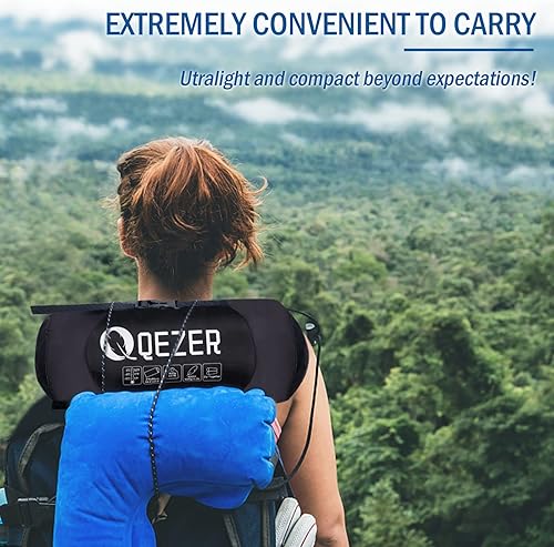 Miniatura 7 de Saco de dormir de plumón para adultos, 600 rellenos, saco de dormir ultraligero para clima frío, saco de dormir con saco de compresión para